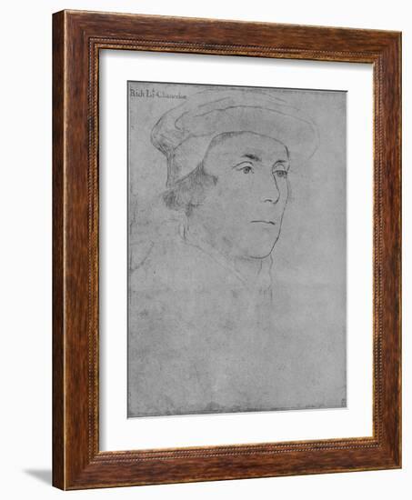 'Richard, Baron Rich', c1532-1543 (1945)-Hans Holbein the Younger-Framed Giclee Print