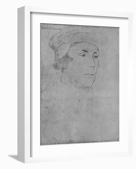 'Richard, Baron Rich', c1532-1543 (1945)-Hans Holbein the Younger-Framed Giclee Print