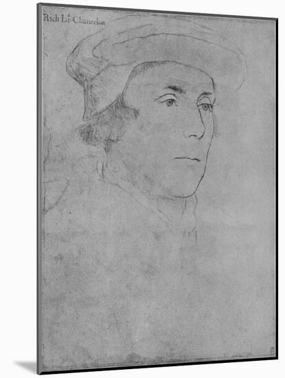 'Richard, Baron Rich', c1532-1543 (1945)-Hans Holbein the Younger-Mounted Giclee Print