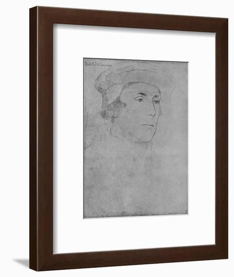 'Richard, Baron Rich', c1532-1543 (1945)-Hans Holbein the Younger-Framed Giclee Print