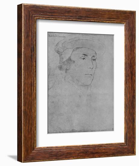 'Richard, Baron Rich', c1532-1543 (1945)-Hans Holbein the Younger-Framed Giclee Print