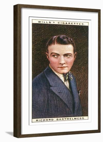 Richard Barthelmess (1895-196), American Film Star, 1928-WD & HO Wills-Framed Giclee Print