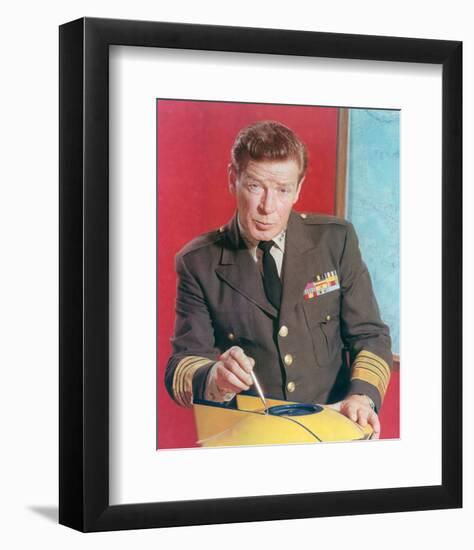 Richard Basehart, Voyage to the Bottom of the Sea (1964)-null-Framed Photo