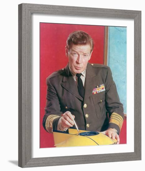 Richard Basehart, Voyage to the Bottom of the Sea (1964)-null-Framed Photo