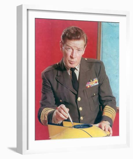 Richard Basehart, Voyage to the Bottom of the Sea (1964)-null-Framed Photo