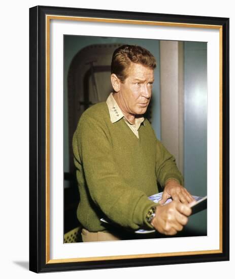 Richard Basehart - Voyage to the Bottom of the Sea-null-Framed Photo