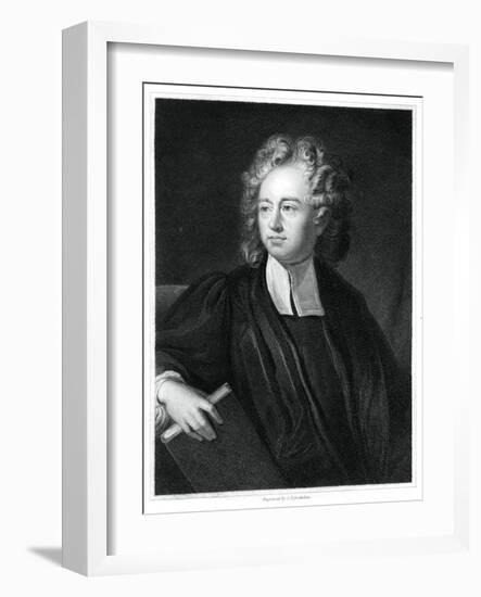 Richard Bentley, English Theologian, Classical Scholar and Critic-J Posselwhite-Framed Giclee Print