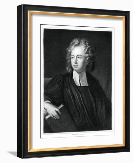 Richard Bentley, English Theologian, Classical Scholar and Critic-J Posselwhite-Framed Giclee Print