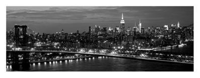 Midtown Manhattan at night-Richard Berenholtz-Art Print