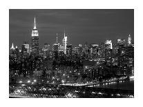 Midtown and Lower Manhattan at dusk-Richard Berenholtz-Art Print