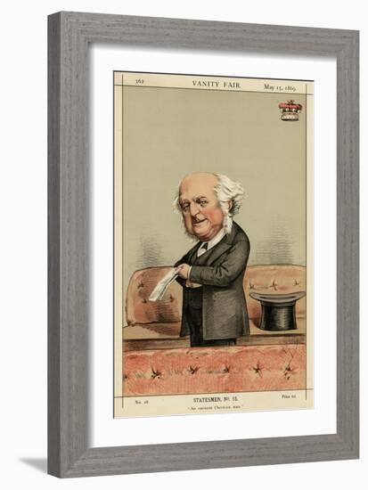 Richard Bethell, 1st Baron Westbury-Carlo Pellegrini-Framed Art Print