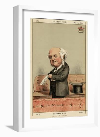 Richard Bethell, 1st Baron Westbury-Carlo Pellegrini-Framed Art Print