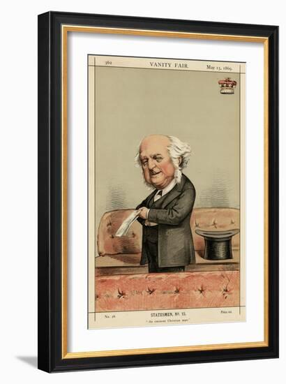 Richard Bethell, 1st Baron Westbury-Carlo Pellegrini-Framed Art Print