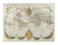 Map of the World-Richard Blome-Premium Giclee Print