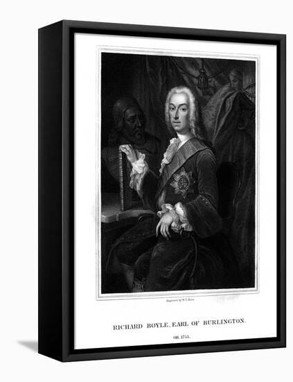 Richard Boyle, 3rd Earl of Burlington, English Patron of the Arts-WT Mote-Framed Premier Image Canvas