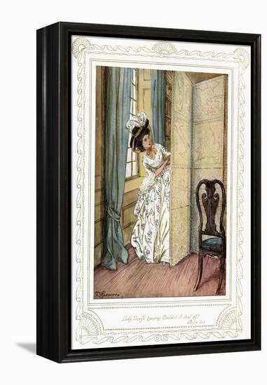 Richard Brinsley Sheridan's play-Hugh Thomson-Framed Premier Image Canvas