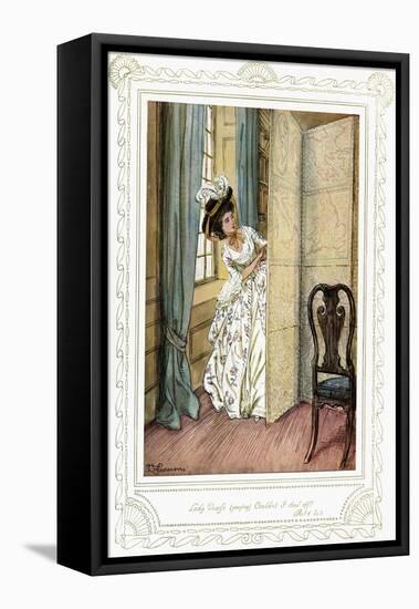 Richard Brinsley Sheridan's play-Hugh Thomson-Framed Premier Image Canvas