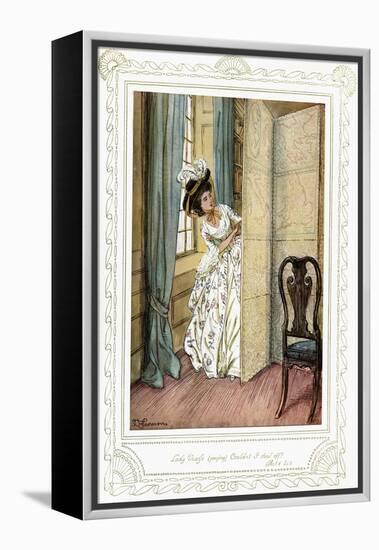 Richard Brinsley Sheridan's play-Hugh Thomson-Framed Premier Image Canvas