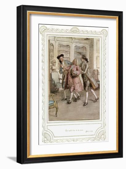 Richard Brinsley Sheridan's play-Hugh Thomson-Framed Giclee Print