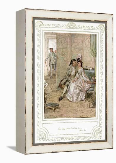 Richard Brinsley Sheridan's play-Hugh Thomson-Framed Premier Image Canvas