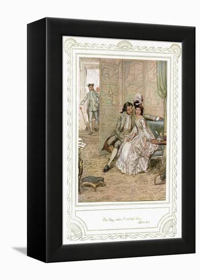 Richard Brinsley Sheridan's play-Hugh Thomson-Framed Premier Image Canvas