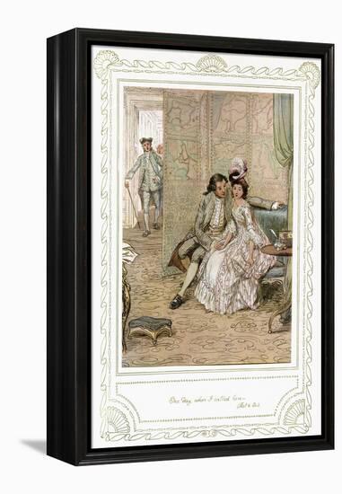 Richard Brinsley Sheridan's play-Hugh Thomson-Framed Premier Image Canvas