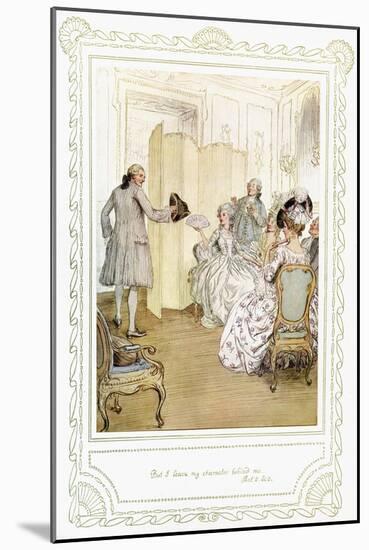 Richard Brinsley Sheridan's play-Hugh Thomson-Mounted Giclee Print