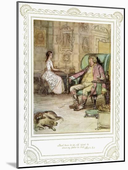 Richard Brinsley Sheridan's play-Hugh Thomson-Mounted Giclee Print