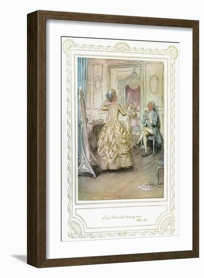 Richard Brinsley Sheridan's 'The School for Scandal'-Hugh Thomson-Framed Giclee Print