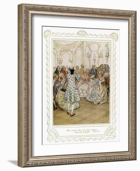 Richard Brinsley Sheridan's 'The School for Scandal'-Hugh Thomson-Framed Giclee Print