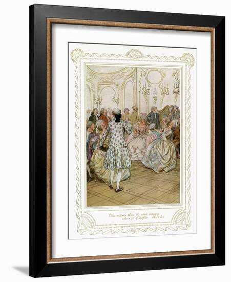 Richard Brinsley Sheridan's 'The School for Scandal'-Hugh Thomson-Framed Giclee Print