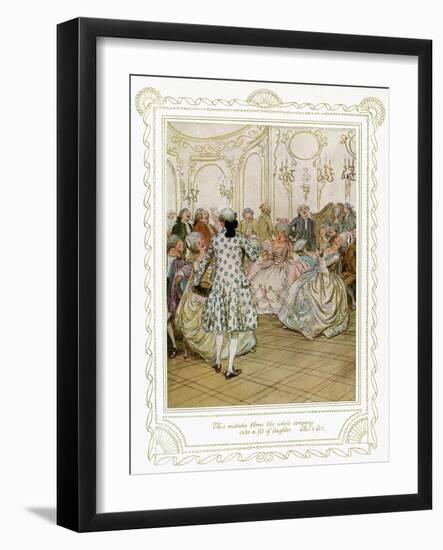 Richard Brinsley Sheridan's 'The School for Scandal'-Hugh Thomson-Framed Giclee Print