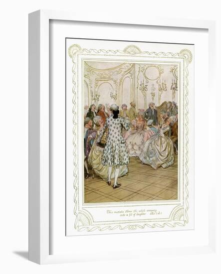 Richard Brinsley Sheridan's 'The School for Scandal'-Hugh Thomson-Framed Giclee Print