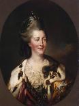 Portrait of Catherine Ii, 1782-Richard Brompton-Giclee Print