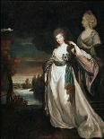 Portrait of the Lady-In-Waiting Coutess Alexandra Branitskaya, 1778-1781-Richard Brompton-Framed Giclee Print