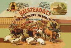 Halstead and Company Beef and Pork Packers-Richard Brown-Art Print