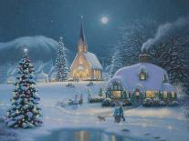 Christmas Lake-Richard Burns-Giclee Print