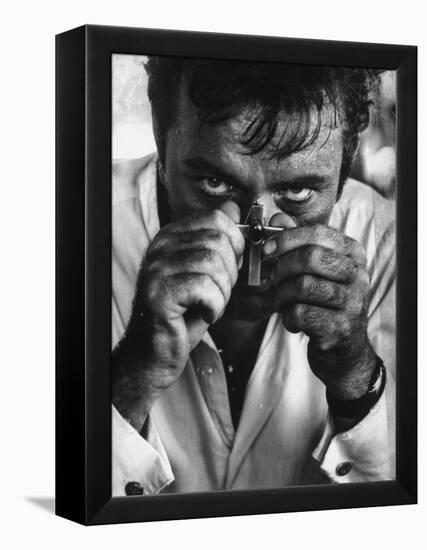 Richard Burton in a Scene from Motion Picture "The Night of the Iguana"-Gjon Mili-Framed Premier Image Canvas