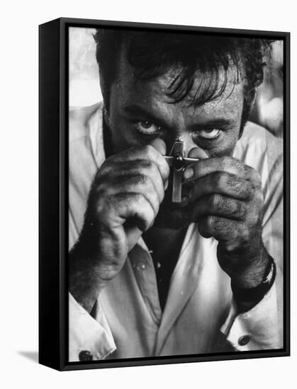 Richard Burton in a Scene from Motion Picture "The Night of the Iguana"-Gjon Mili-Framed Premier Image Canvas