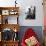 Richard Burton Relaxing in Cantina on Location-Gjon Mili-Premium Photographic Print displayed on a wall