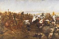 The 92nd Highlanders and the 2nd Gurkhas Storming Gaudi Mullah Sahibhad, Candahar-Richard Caton Woodville-Giclee Print