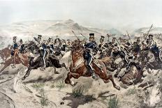 Charge of the Scots Greys at Waterloo-Richard Caton Woodville-Giclee Print
