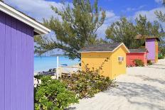 Cabana on Half Moon Cay, Little San Salvador Island, Bahamas, West Indies, Central America-Richard Cummins-Photographic Print