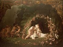 Titania endormie-Richard Dadd-Framed Giclee Print