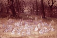 Fairies and Squirrels, C.1870 (W/C on Paper)-Richard Doyle-Giclee Print