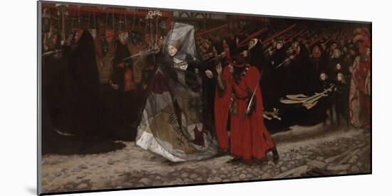 Richard, Duke of Gloucester and the Lady Anne-Edwin Austin Abbey-Mounted Premium Giclee Print