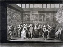 Royal Academy of Arts Exhibition in a House on Pall Mall, Westminster, London, 1771-Richard Earlom-Framed Giclee Print