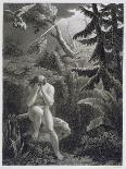 Satan Plunges into the River Styx, from a French Edition of "Paradise Lost"-Richard Edmond Flatters-Giclee Print