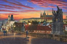 Prague at Dusk-Richard Harpum-Art Print