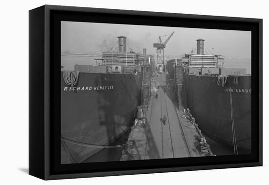 Richard Henry Lee and Sister Ship-Alfred T. Palmer-Framed Stretched Canvas